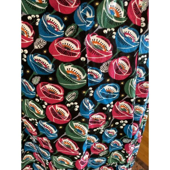 VINTAGE Apsara Mod Floral Babydoll Y2K Slip Dress Retro Cotton Sz XL Tank 90s - Picture 5 of 14